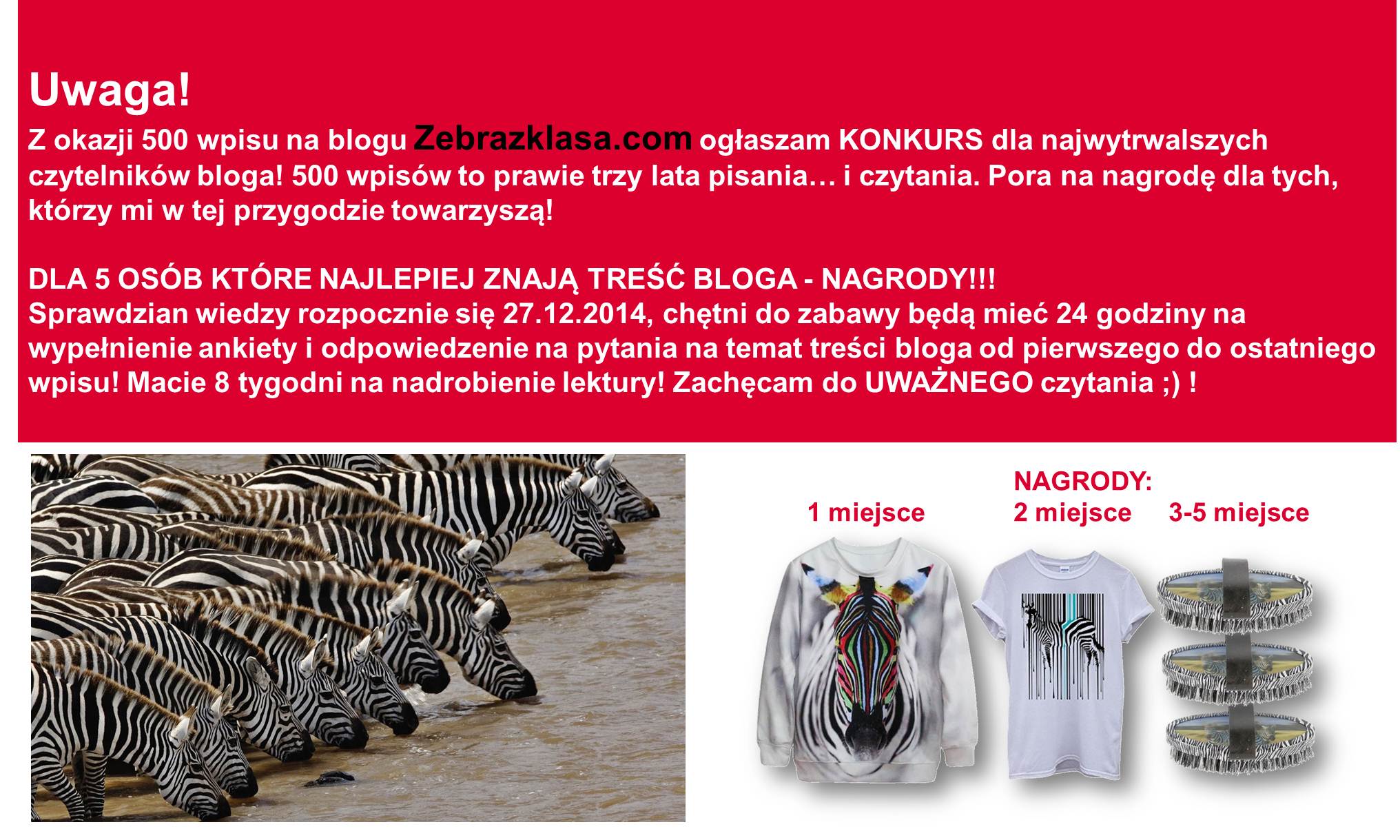 konkurs zebrazklasa
