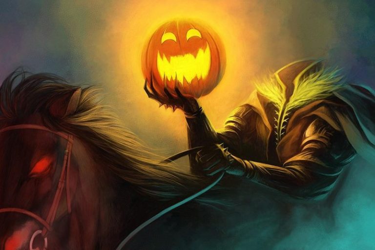 Halloween-holiday-headless-horseman-pumpkin-horse-4k-800x600